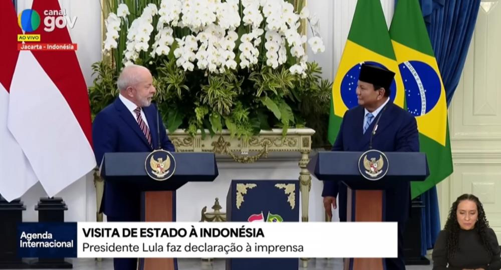Lula discursa na Indonésia e afirma disputar eleições em 2026 / Reprodução: Canal GOV. 