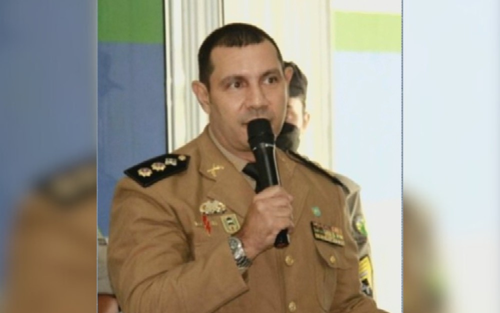 Coronel chama atenção ao enviar áudio cobrando policiamento de madrugada em cidade de Goiás — Foto: Reprodução/TV Anhanguera