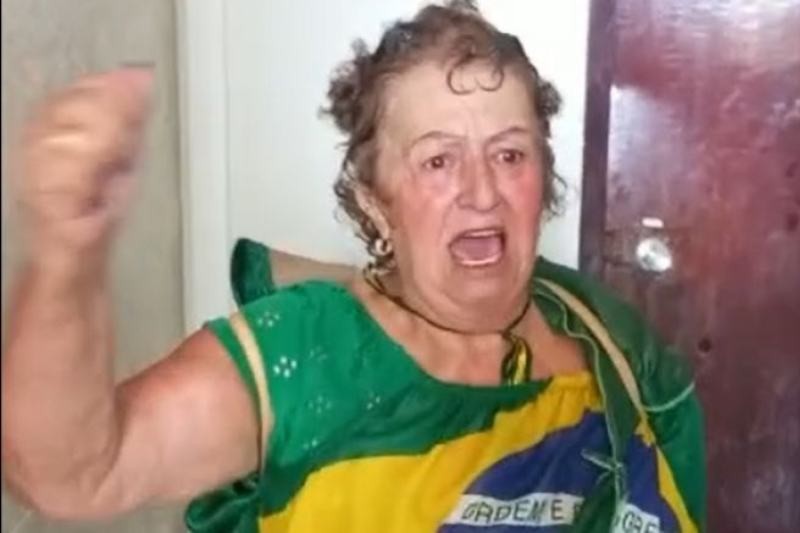 Maria de Fátima, de Tubarão, presa pela PF — Foto: Reprodução 