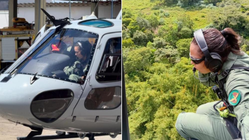 Duas mulheres passam a integrar aviação dos Bombeiros de Goiás