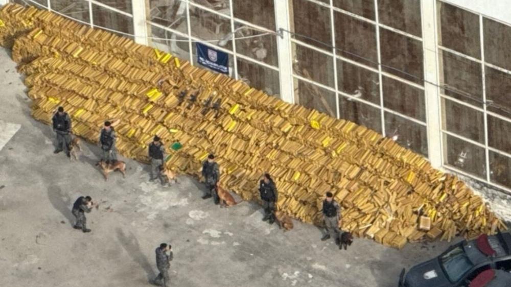 PM apreende 48 toneladas de maconha no Rio de Janeiro