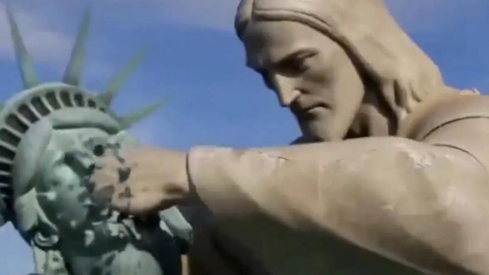 Vídeo do Irã mostra Cristo Redentor derrotando símbolo dos EUA