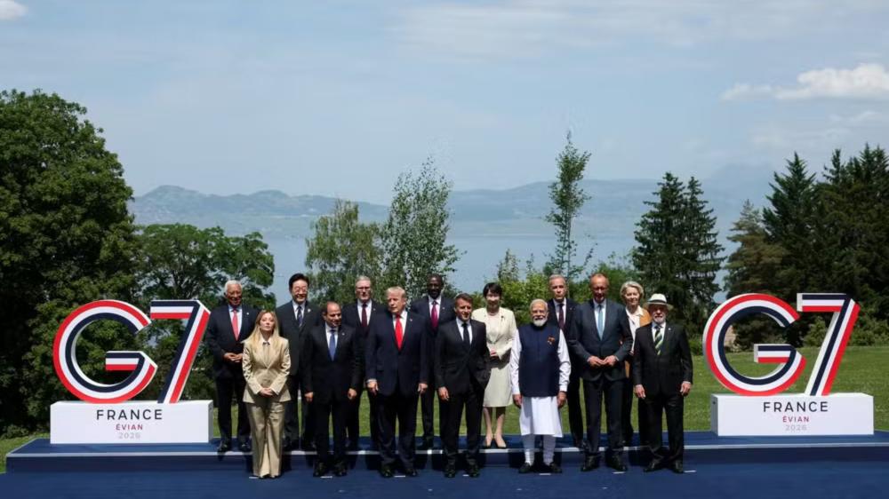 Lula e Trump participam de foto oficial do G7, mas não se cumprimentam após cerimônia