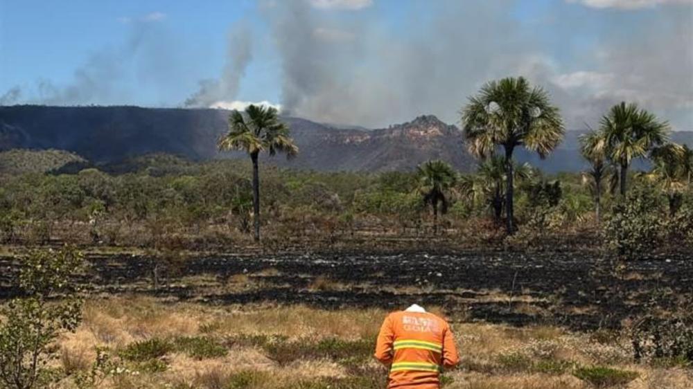 Novo foco de incêndio é identificado em Terra Ronca após queimadas serem controladas