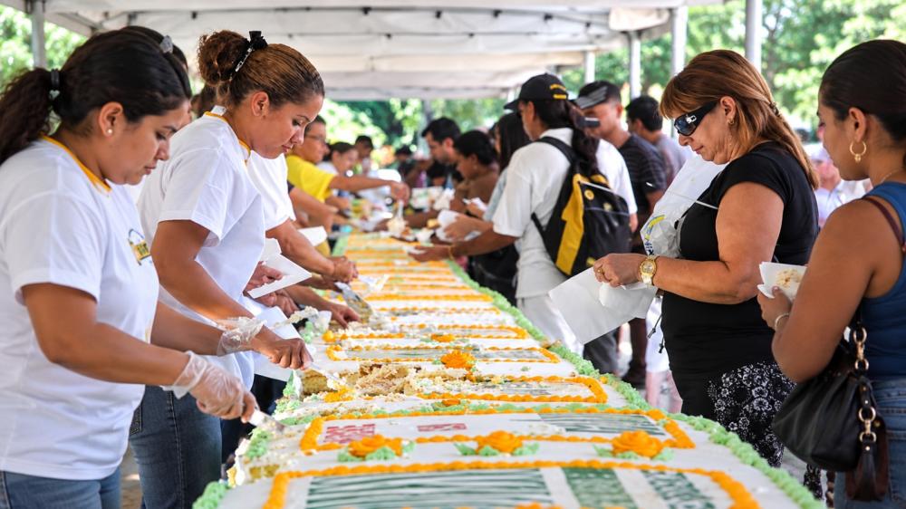 Bolo de aniversário de Goiânia terá mais de 1 tonelada