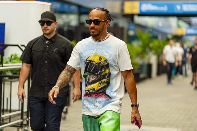Hamilton levará as cores do Brasil para Interlagos